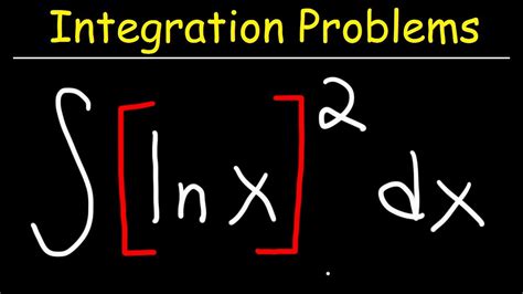 integral of ln x 2